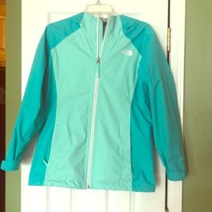 North Face girls rain coat